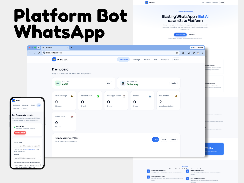 Bot WhatsApp dan Broadcast